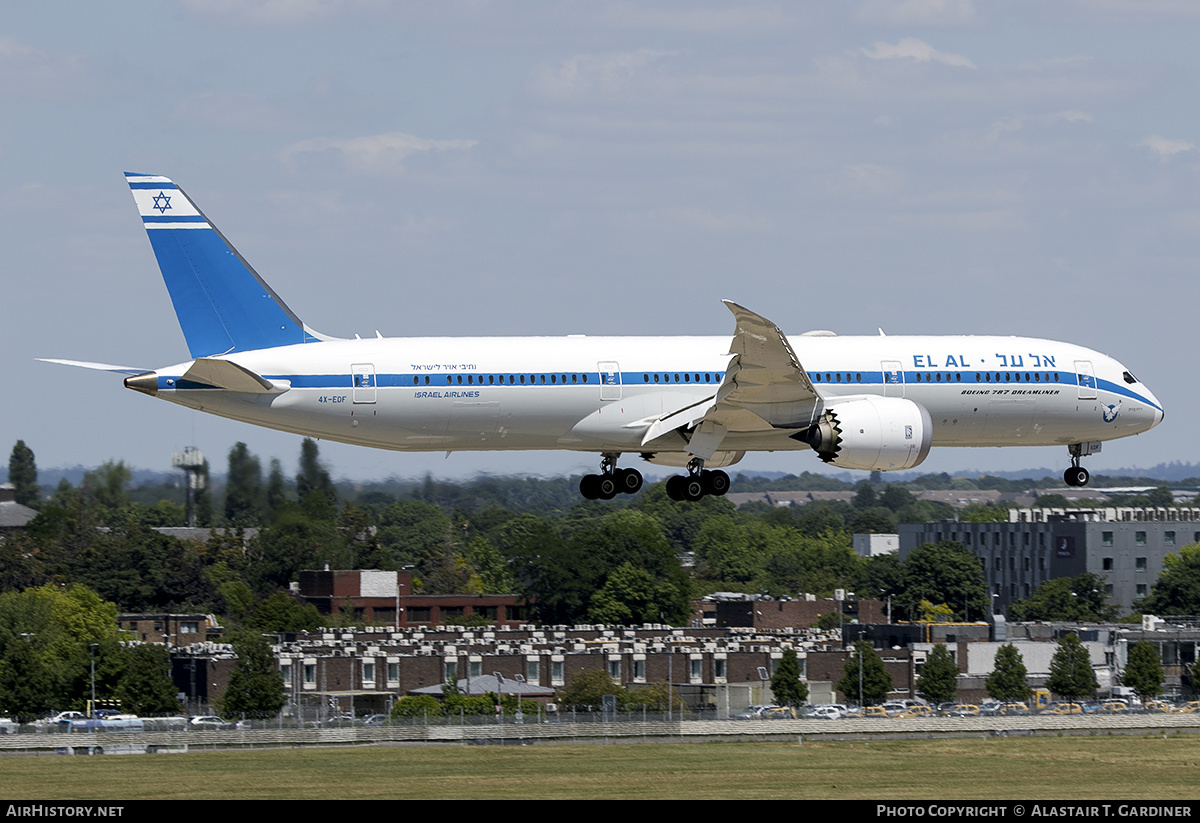 Aircraft Photo of 4X-EDF | Boeing 787-9 Dreamliner | El Al Israel Airlines | AirHistory.net #473616