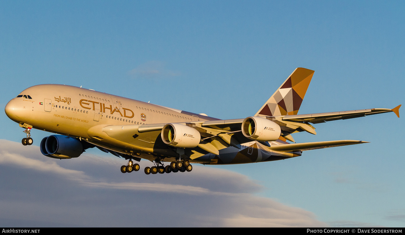 Aircraft Photo of A6-APC | Airbus A380-861 | Etihad Airways | AirHistory.net #473617