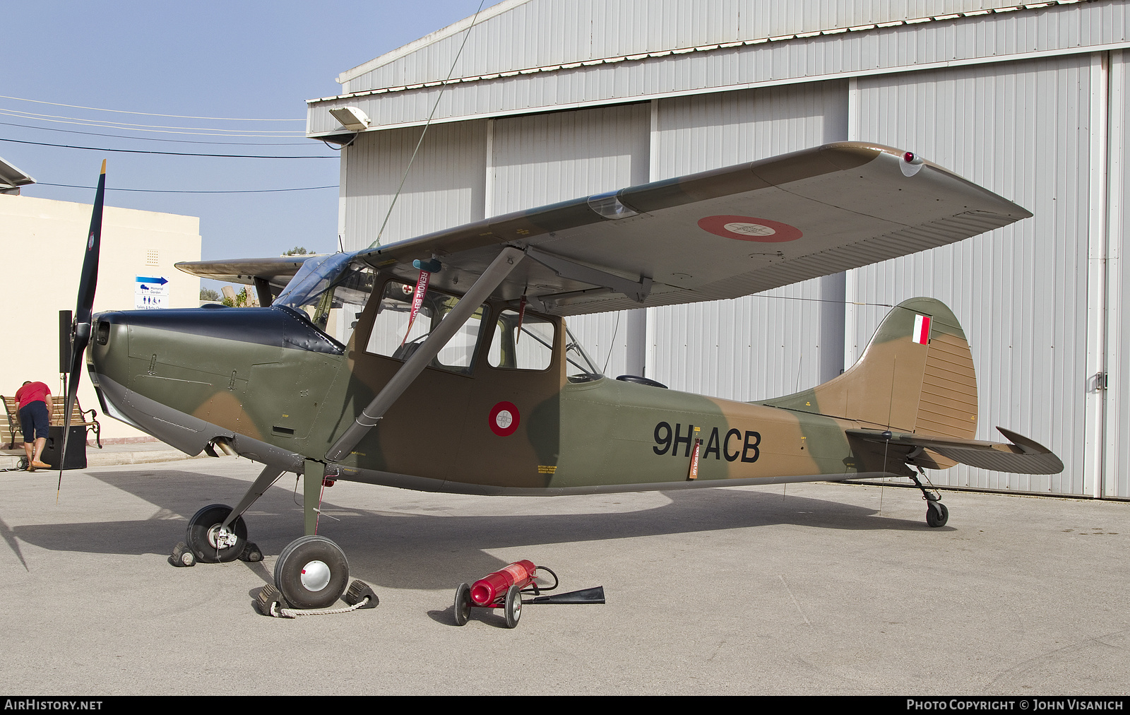 Aircraft Photo of 9H-ACB | Cessna O-1E Bird Dog (305C/L-19E) | Malta - Air Force | AirHistory.net #473648