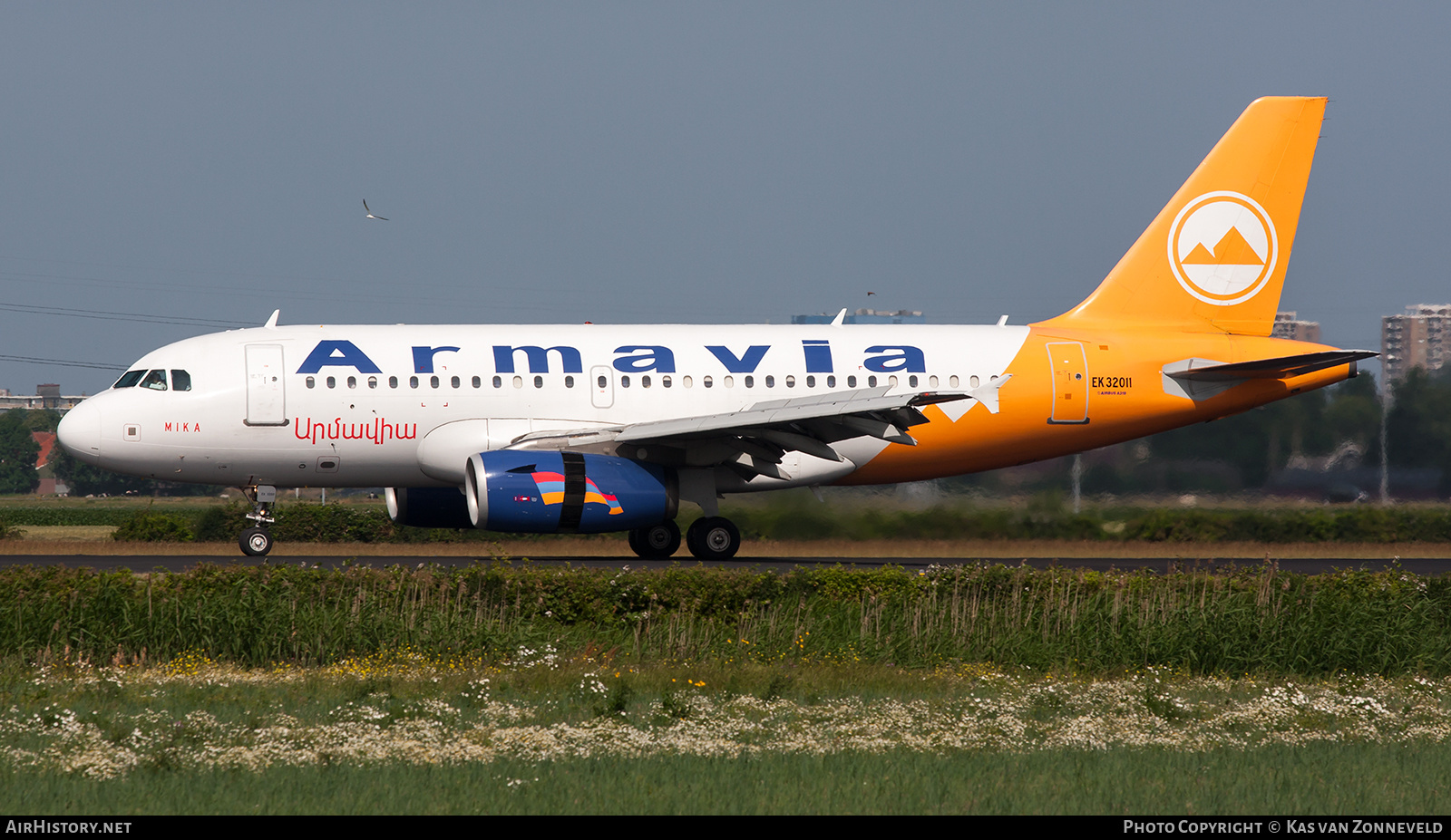 Aircraft Photo of EK32011 | Airbus A319-132 | Armavia | AirHistory.net #473666