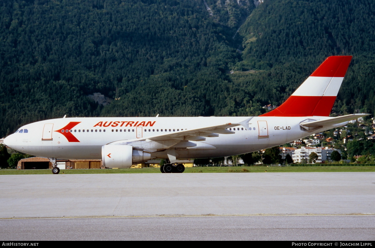 Aircraft Photo of OE-LAD | Airbus A310-325/ET | Austrian Airlines | AirHistory.net #473670