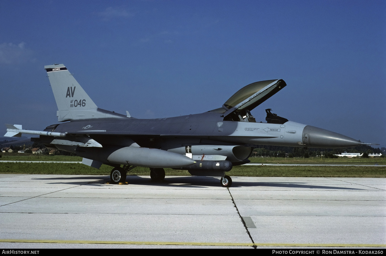 Aircraft Photo of 89-2046 / AF89-046 | General Dynamics F-16CG Fighting Falcon | USA - Air Force | AirHistory.net #473676