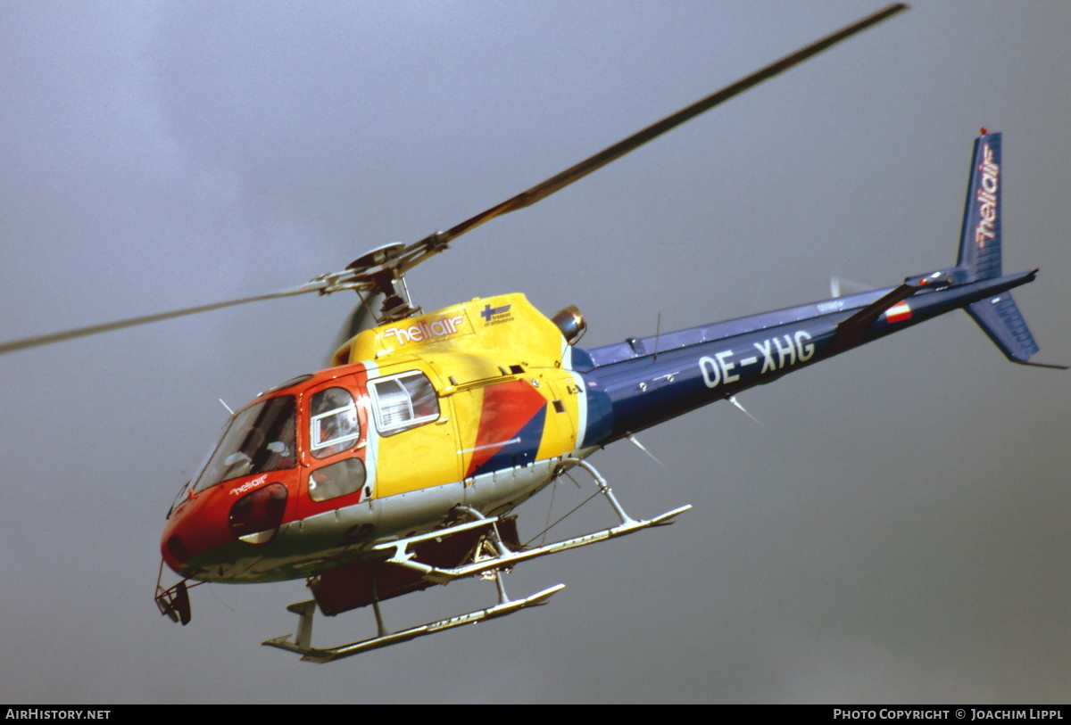 Aircraft Photo of OE-XHG | Aerospatiale AS-350B-2 Ecureuil | Heliair | AirHistory.net #473682