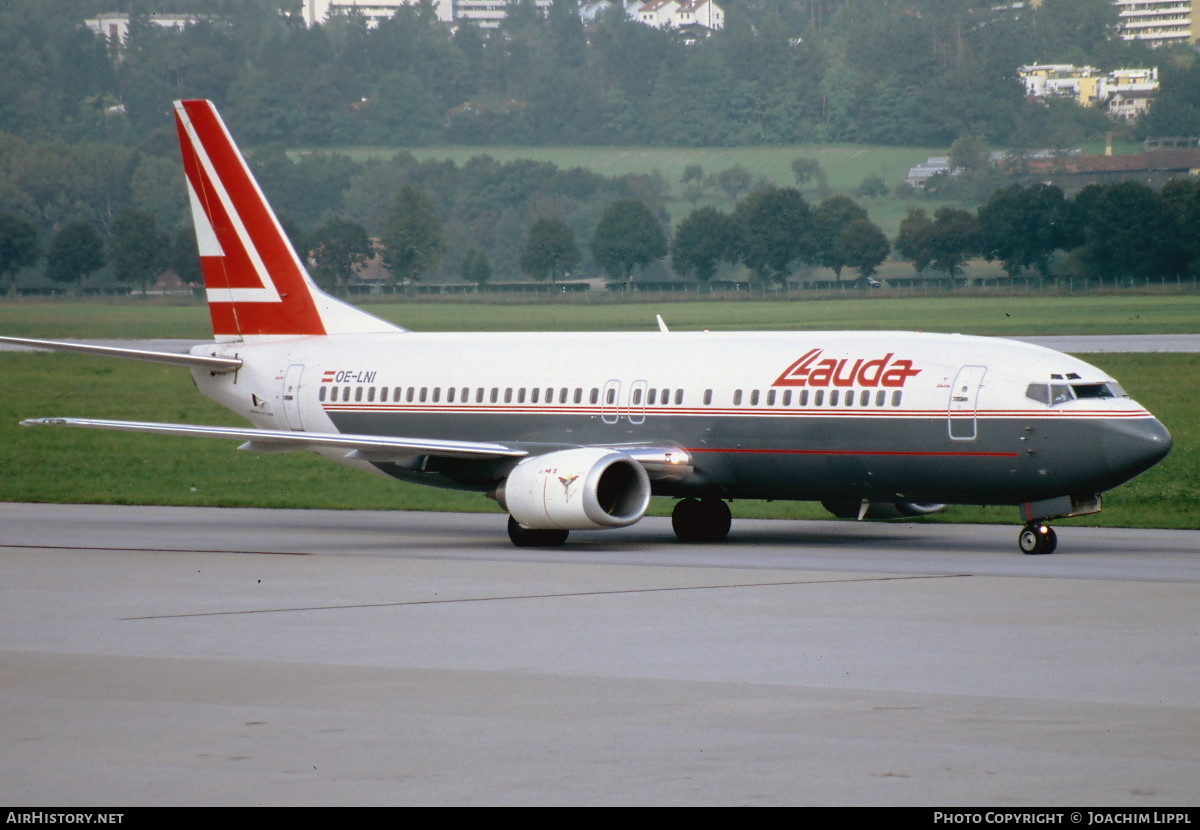 Aircraft Photo of OE-LNI | Boeing 737-4Z9 | Lauda Air | AirHistory.net #473685