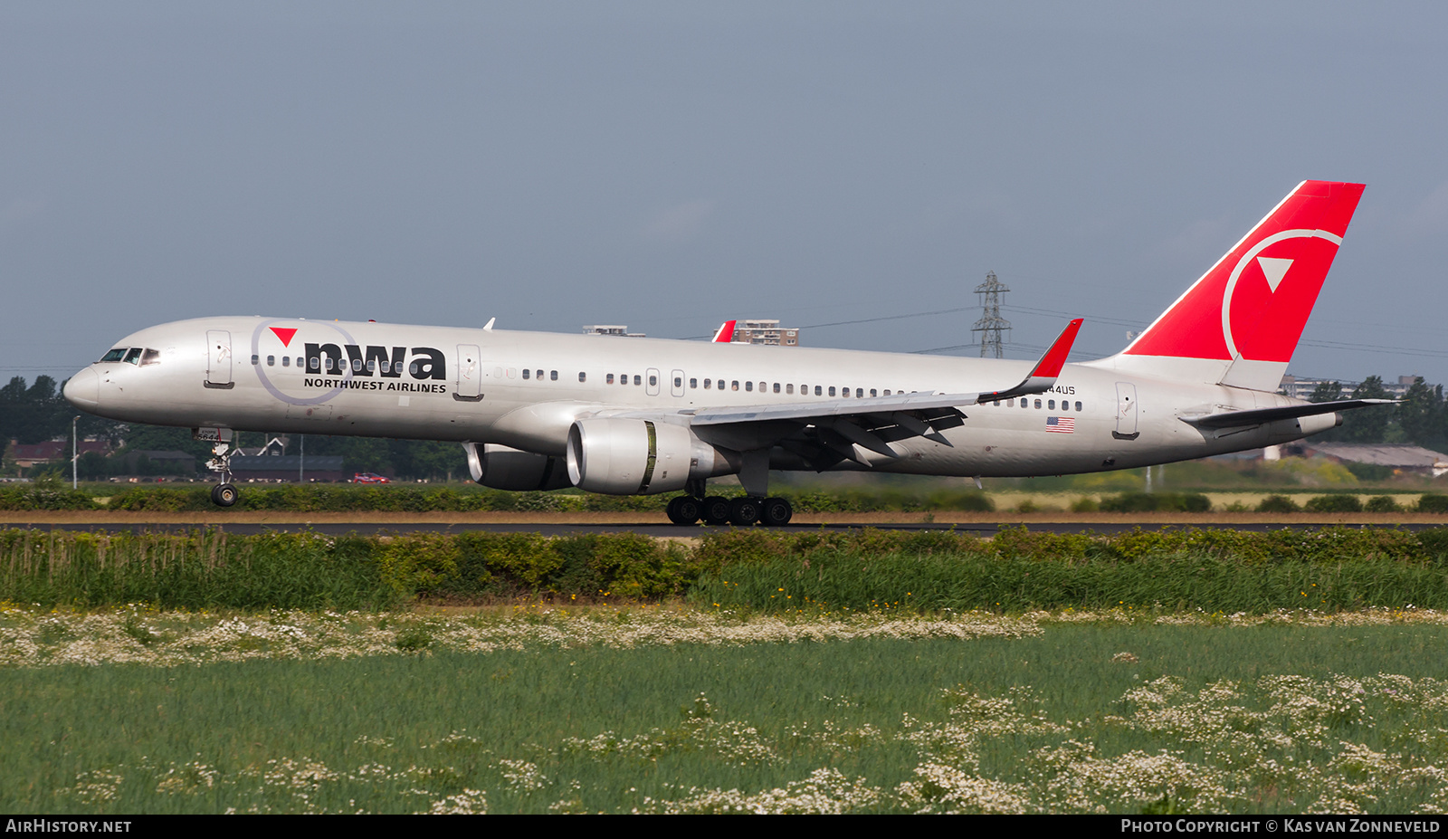 Aircraft Photo of N544US | Boeing 757-251 | Northwest Airlines | AirHistory.net #473720