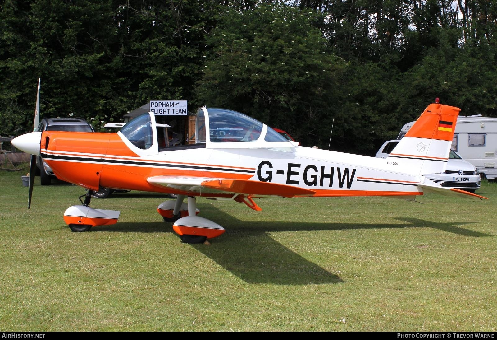 Aircraft Photo of G-EGHW | Bolkow BO-209 Monsun | AirHistory.net #473775