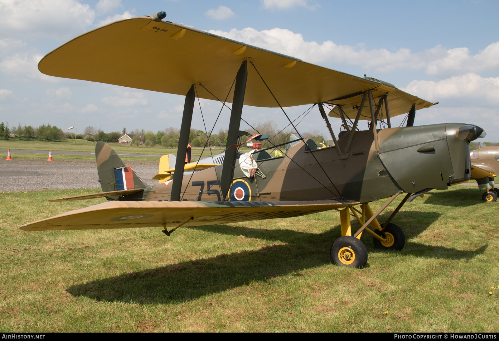Aircraft Photo of G-ADWJ / BB803 | De Havilland D.H. 82A Tiger Moth | UK - Air Force | AirHistory.net #473780