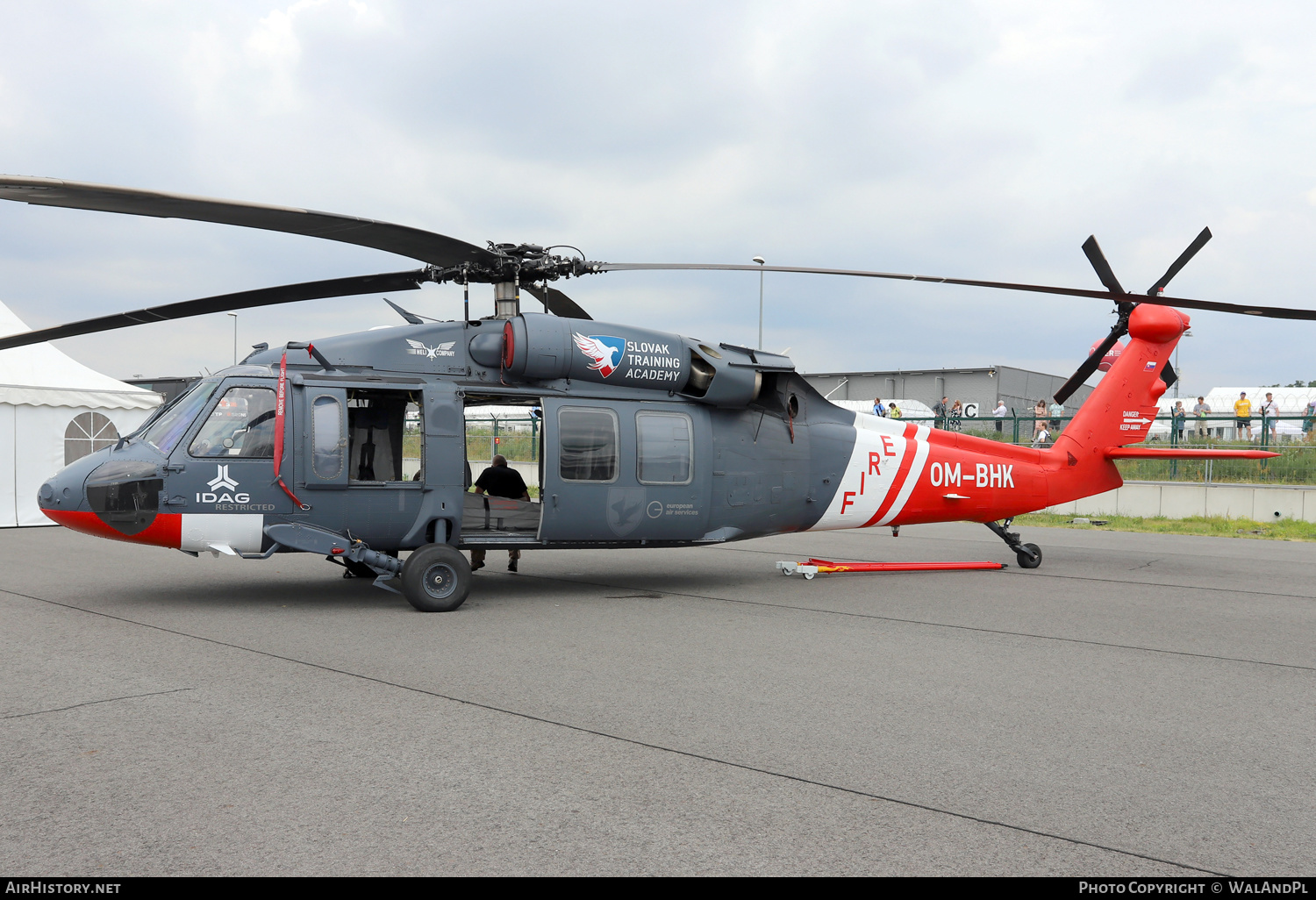 Aircraft Photo of OM-BHK | Sikorsky UH-60A Black Hawk (S-70A) | Slovak Training Academy | AirHistory.net #473782