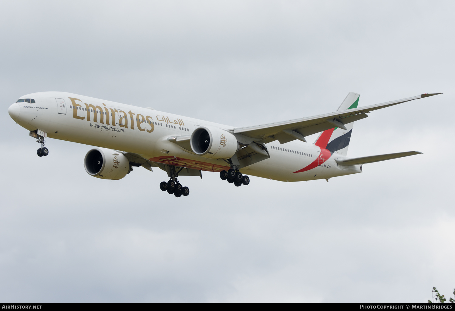 Aircraft Photo of A6-ENF | Boeing 777-31H/ER | Emirates | AirHistory.net #473784