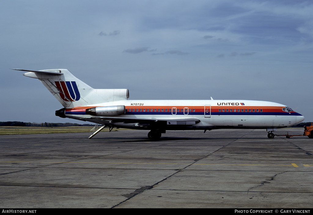 Aircraft Photo of N7072U | Boeing 727-22 | United Airlines | AirHistory.net #473827