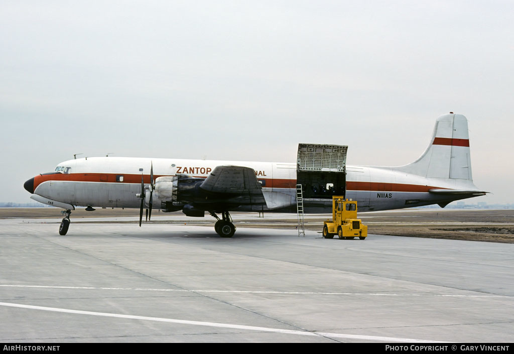 Aircraft Photo of N111AS | Douglas DC-6B(F) | Zantop International Airlines | AirHistory.net #473842