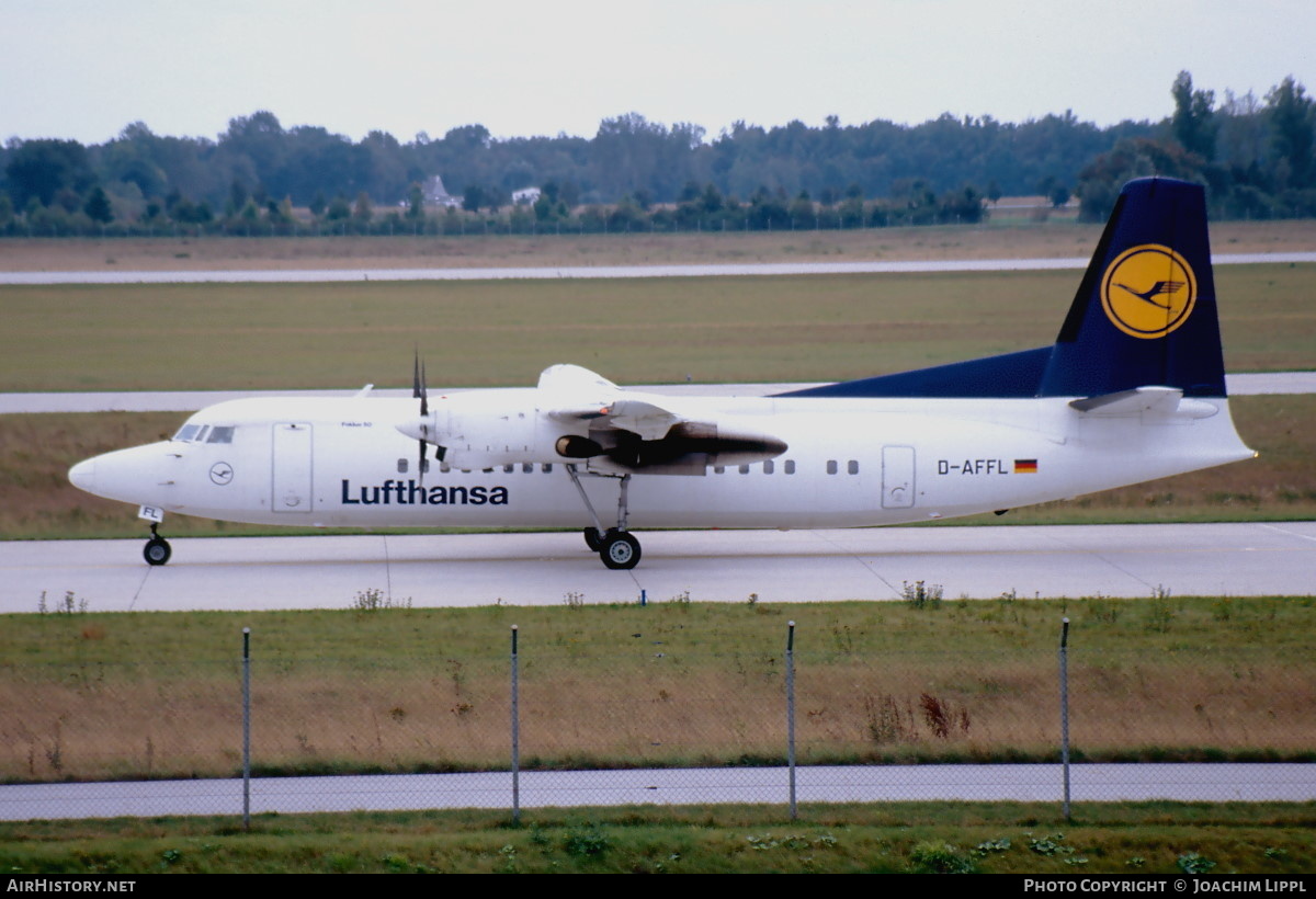 Aircraft Photo of D-AFFL | Fokker 50 | Lufthansa | AirHistory.net #473844