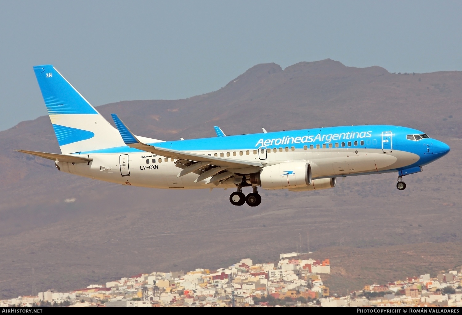 Aircraft Photo of LV-CXN | Boeing 737-7Q8 | Aerolíneas Argentinas | AirHistory.net #473846