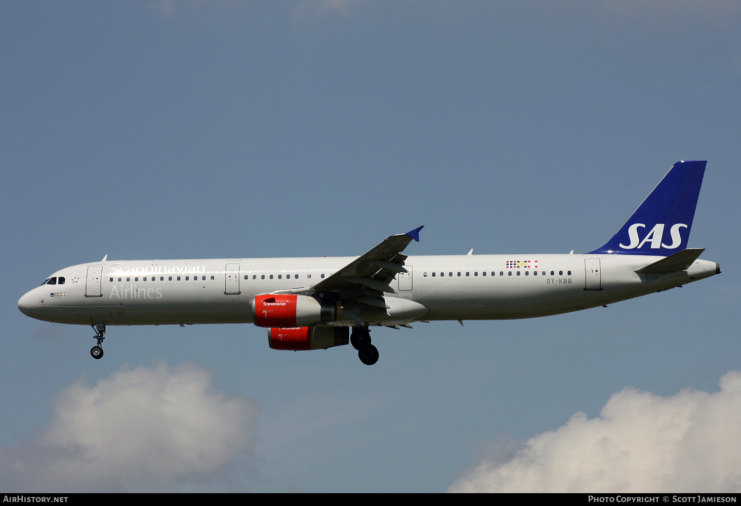 Aircraft Photo of OY-KBB | Airbus A321-232 | Scandinavian Airlines - SAS | AirHistory.net #473858