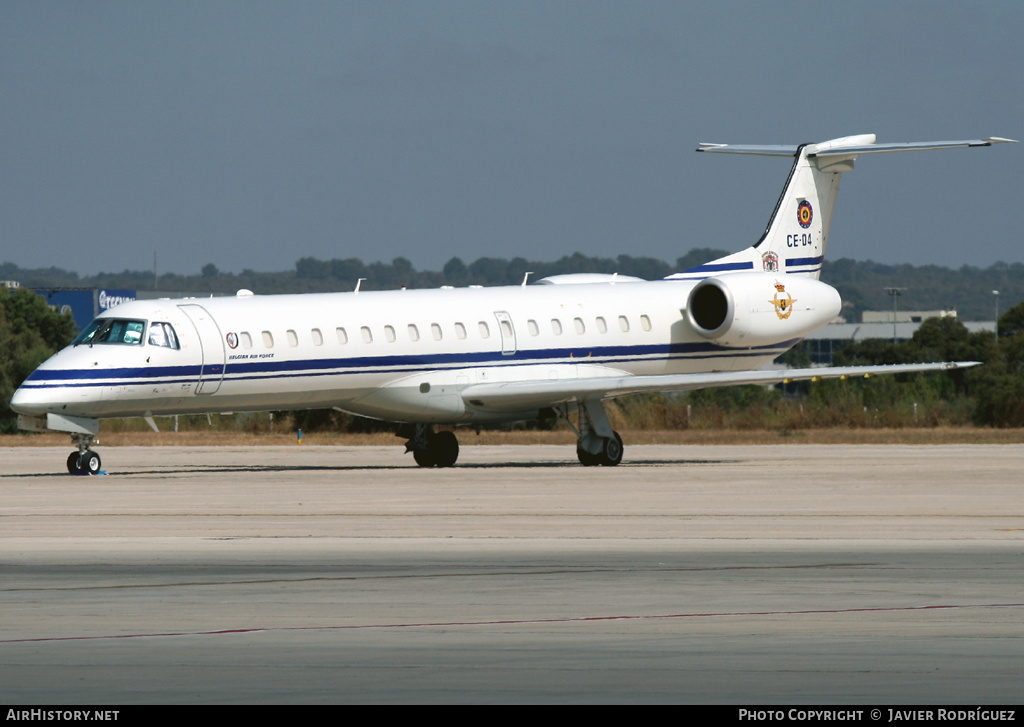 Aircraft Photo of CE-04 | Embraer ERJ-145LR (EMB-145LR) | Belgium - Air Force | AirHistory.net #473861