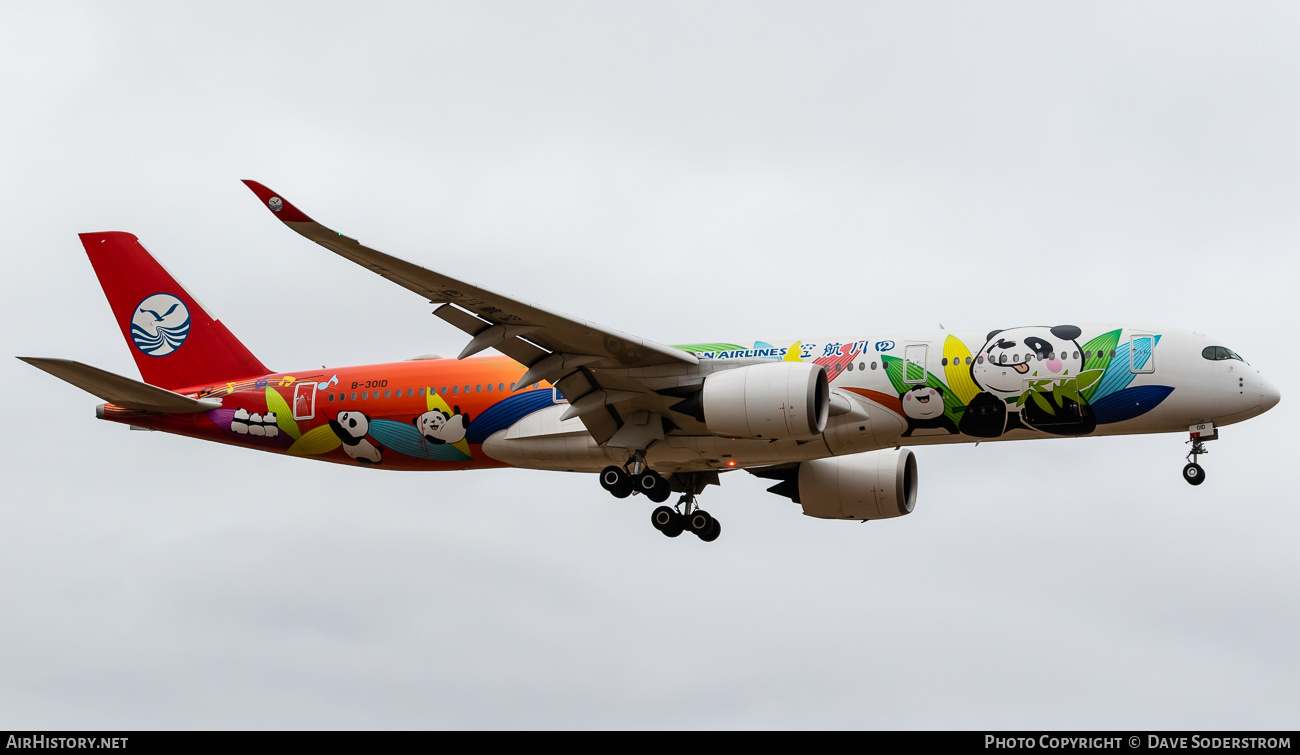 Aircraft Photo of B-301D | Airbus A350-941 | Sichuan Airlines | AirHistory.net #473865
