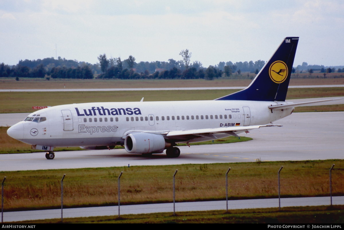 Aircraft Photo of D-ABIM | Boeing 737-530 | Lufthansa Express | AirHistory.net #473870