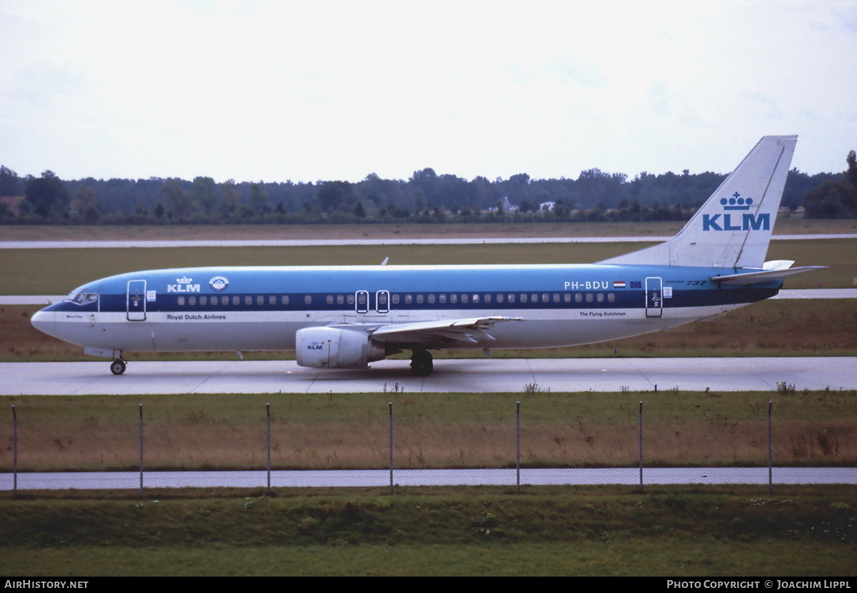 Aircraft Photo of PH-BDU | Boeing 737-406 | KLM - Royal Dutch Airlines | AirHistory.net #473927