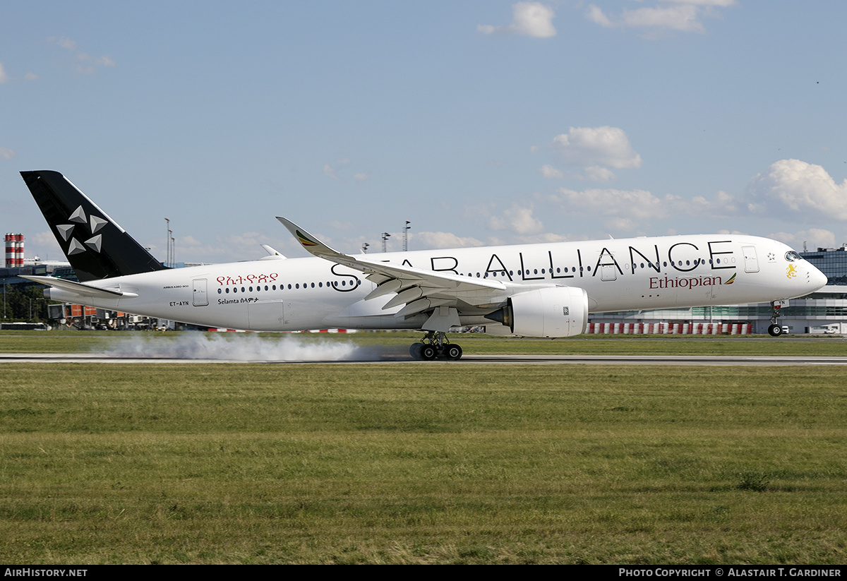 Aircraft Photo of ET-AYN | Airbus A350-941 | Ethiopian Airlines | AirHistory.net #473976