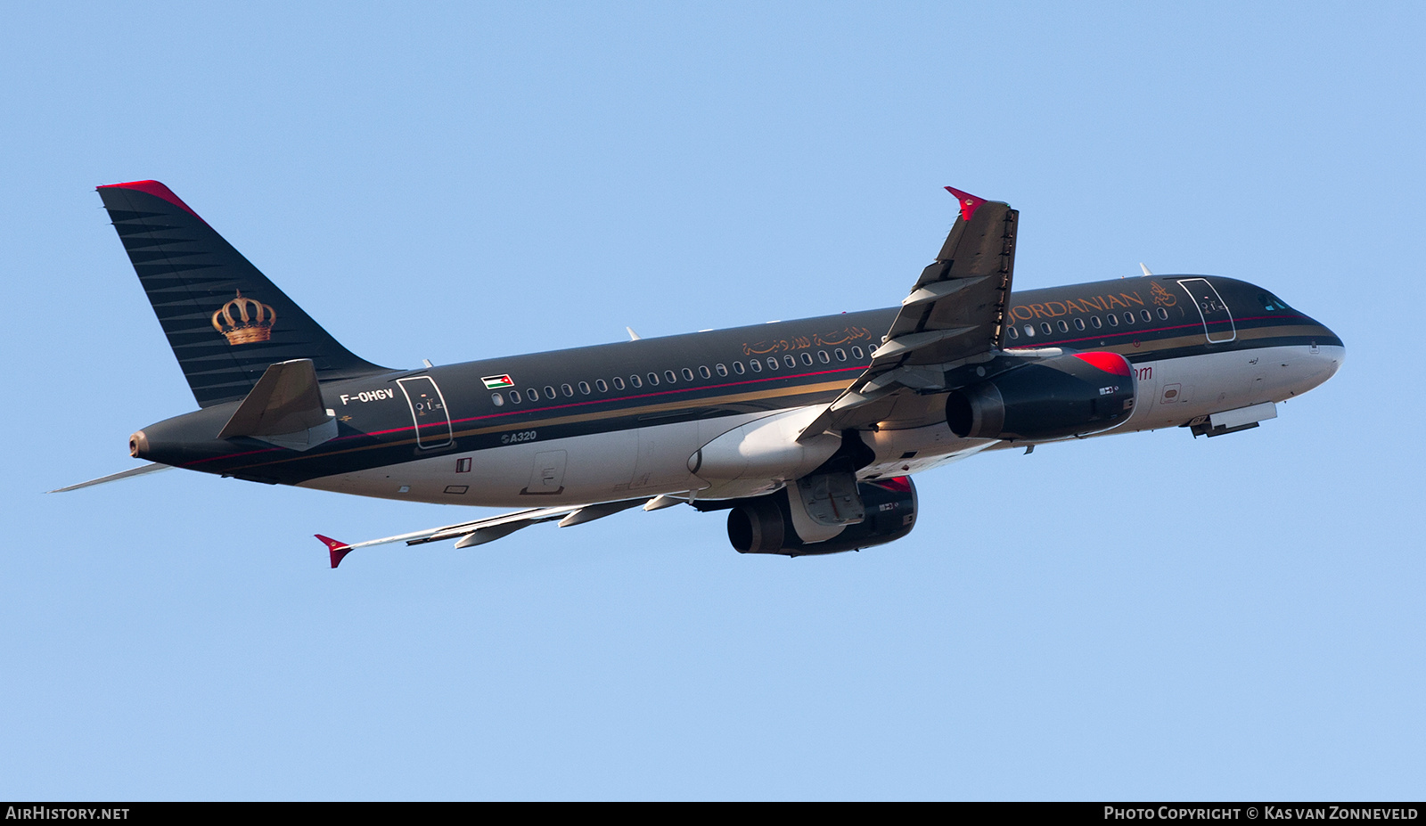 Aircraft Photo of F-OHGV | Airbus A320-232 | Royal Jordanian Airlines | AirHistory.net #474031