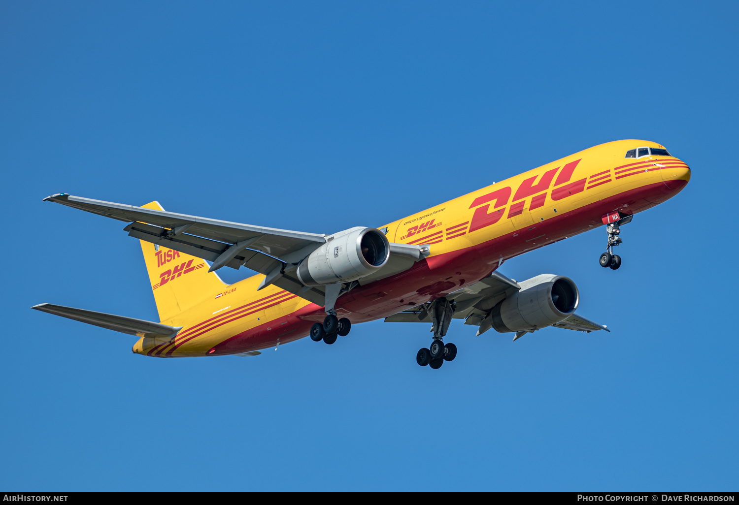 Aircraft Photo of OE-LNA | Boeing 757-23APF | DHL International | AirHistory.net #474032