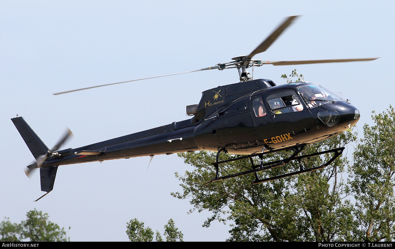 Aircraft Photo of F-GDHX | Aerospatiale AS-350BA Ecureuil | Heliberté | AirHistory.net #474042