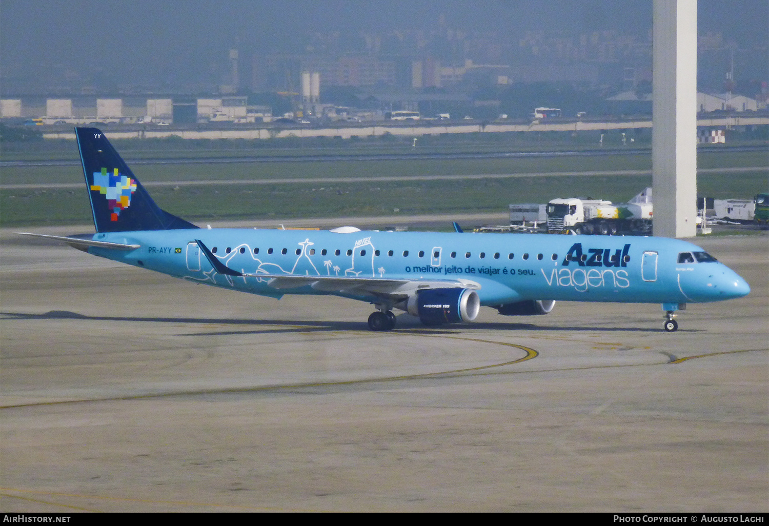 Aircraft Photo of PR-AYY | Embraer 190AR (ERJ-190-100IGW) | Azul Linhas Aéreas Brasileiras | AirHistory.net #474074
