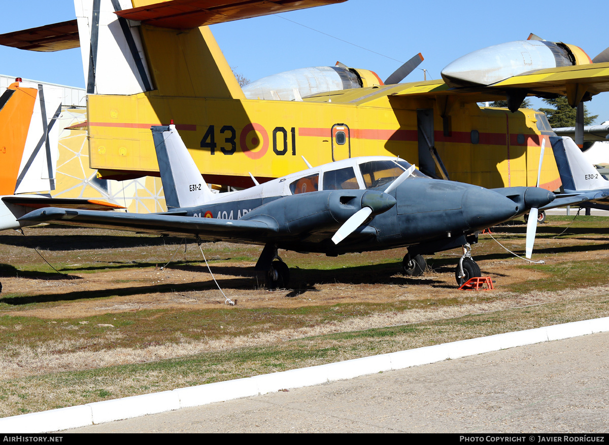 Aircraft Photo of E31-2 | Piper PA-30-160 Twin Comanche | Spain - Navy | AirHistory.net #474117