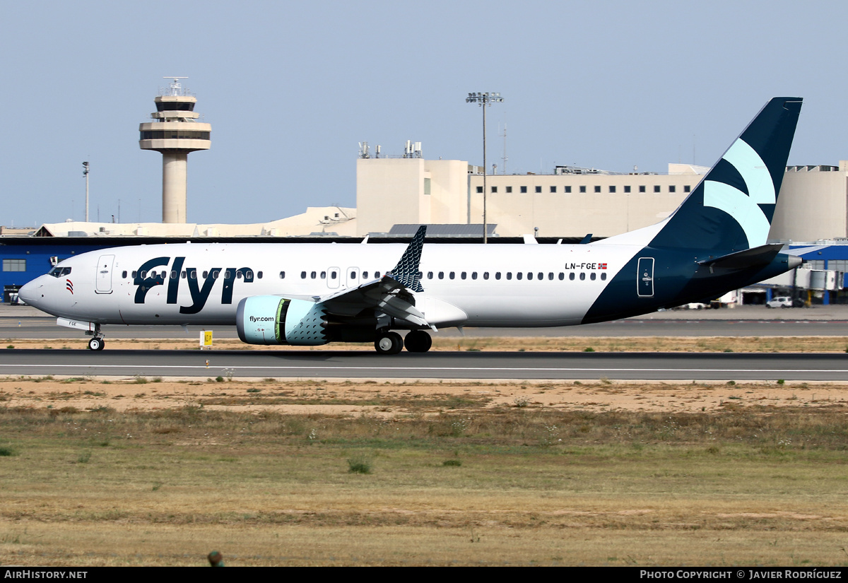Aircraft Photo of LN-FGE | Boeing 737-8 Max 8 | Flyr | AirHistory.net #474124