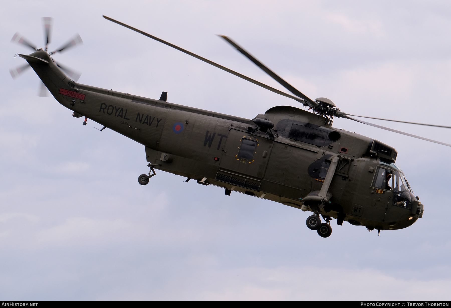 Aircraft Photo of G-CMDO / ZA314 | Westland WS-61 Sea King HC4 | UK - Navy | AirHistory.net #474125