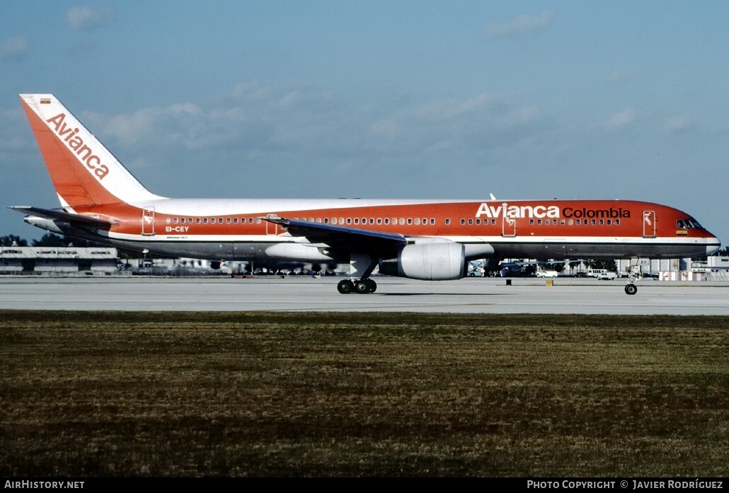 Aircraft Photo of EI-CEY | Boeing 757-2Y0 | Avianca | AirHistory.net #474135