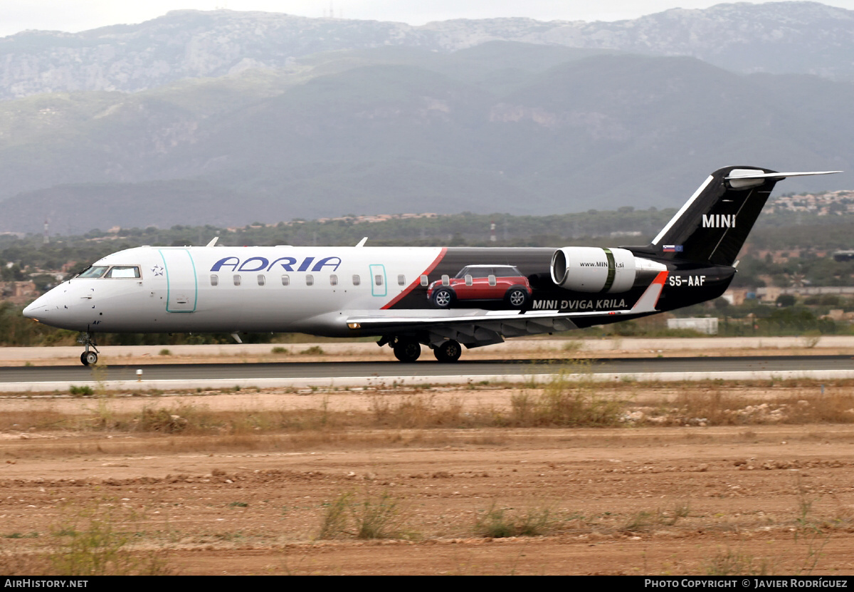 Aircraft Photo of S5-AAF | Bombardier CRJ-200LR (CL-600-2B19) | Adria Airways | AirHistory.net #474136