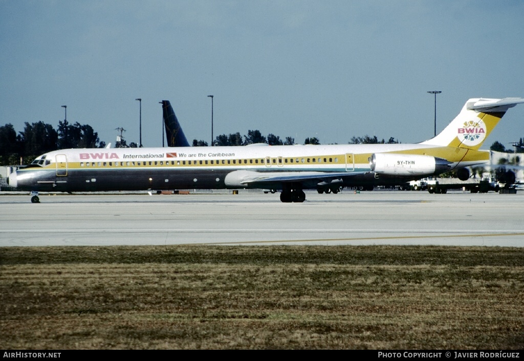 Aircraft Photo of 9Y-THW | McDonnell Douglas MD-83 (DC-9-83) | BWIA International | AirHistory.net #474143
