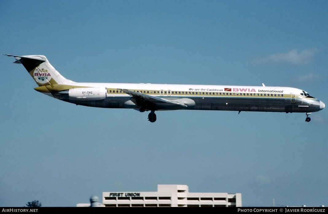 Aircraft Photo of 9Y-THQ | McDonnell Douglas MD-83 (DC-9-83) | BWIA International | AirHistory.net #474152