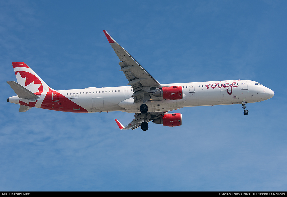 Aircraft Photo of C-FJOU | Airbus A321-211 | Air Canada Rouge | AirHistory.net #474164