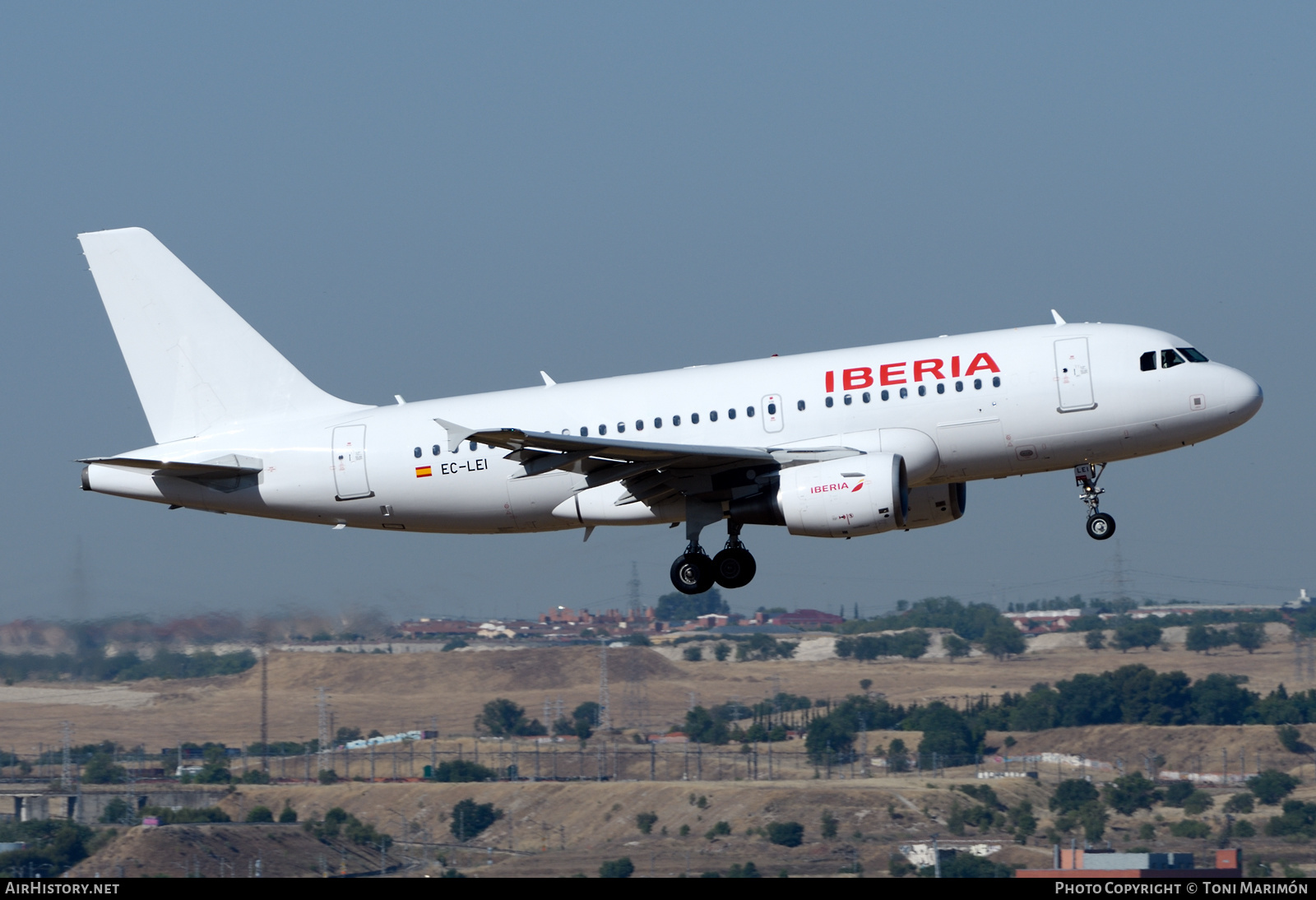 Aircraft Photo of EC-LEI | Airbus A319-111 | Iberia | AirHistory.net #474169