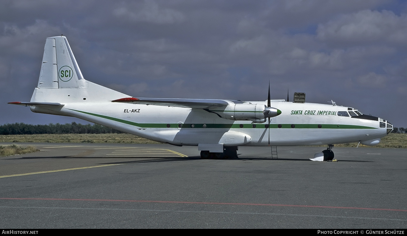 Aircraft Photo of EL-AKZ | Antonov An-8 | Santa Cruz Imperial - SCI | AirHistory.net #474181