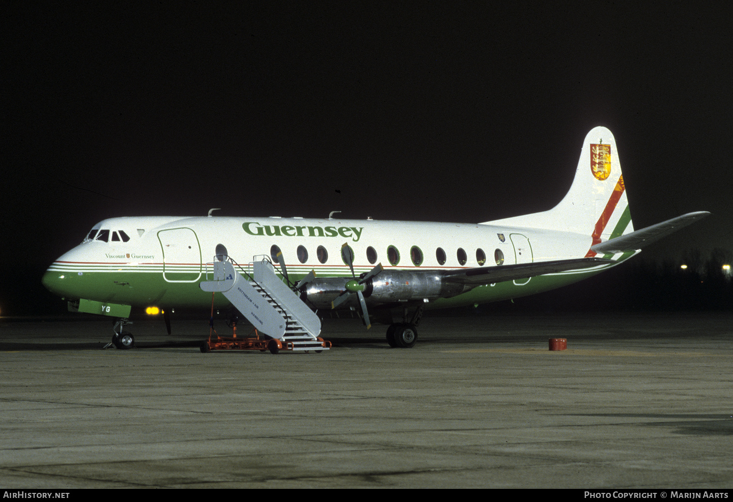 Aircraft Photo of G-AOYG | Vickers 806 Viscount | Guernsey Airlines | AirHistory.net #474190