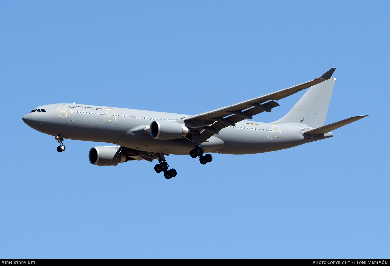 Aircraft Photo of T.24-01 | Airbus A330-202 | Spain - Air Force | AirHistory.net #474207