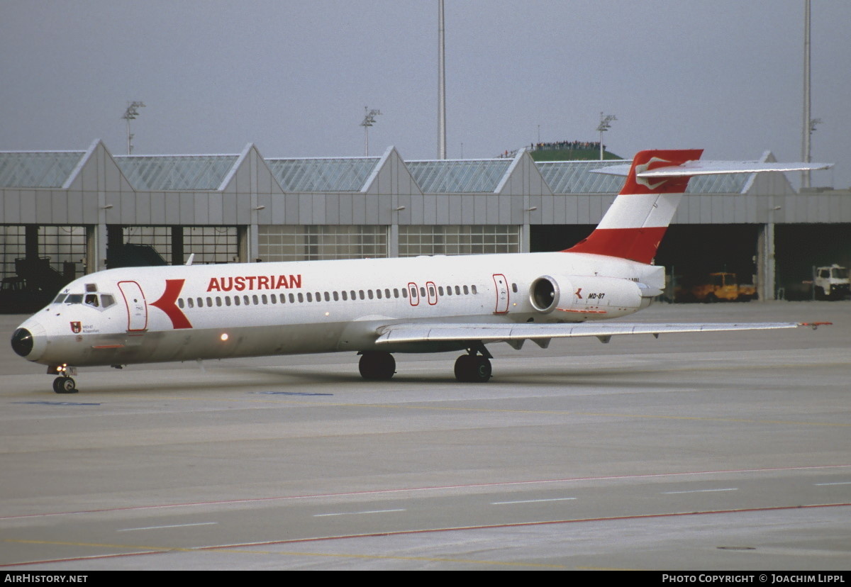 Aircraft Photo of OE-LMN | McDonnell Douglas MD-87 (DC-9-87) | Austrian Airlines | AirHistory.net #474222