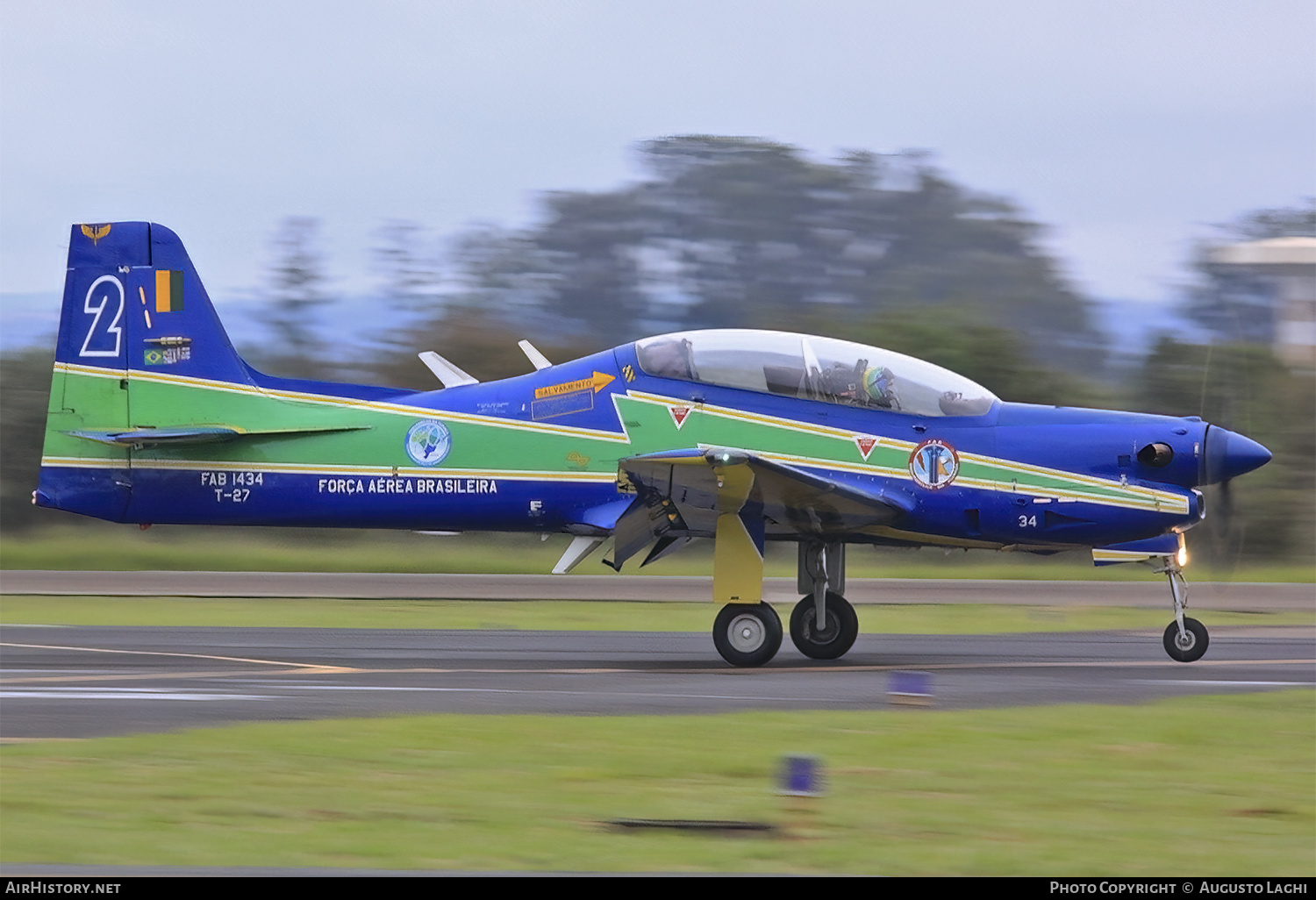 Aircraft Photo of 1434 | Embraer T-27 Tucano | Brazil - Air Force | AirHistory.net #474228