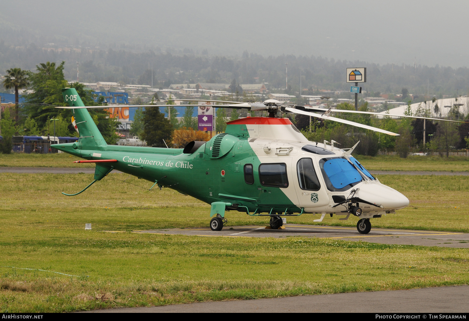 Aircraft Photo of C-05 | AgustaWestland AW-109E Power | Chile - Carabineros | AirHistory.net #474244