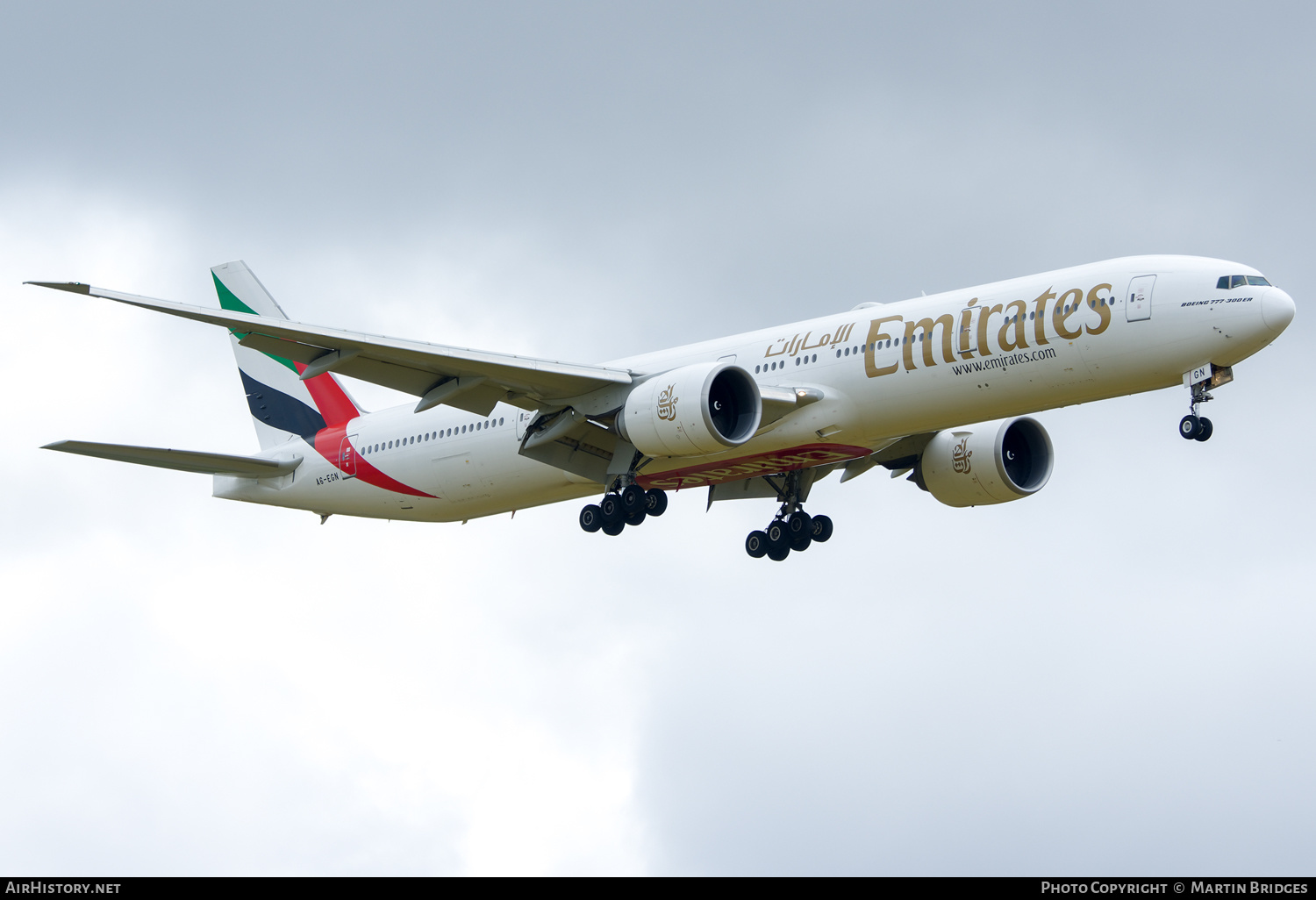 Aircraft Photo of A6-EGN | Boeing 777-31H/ER | Emirates | AirHistory.net #474250