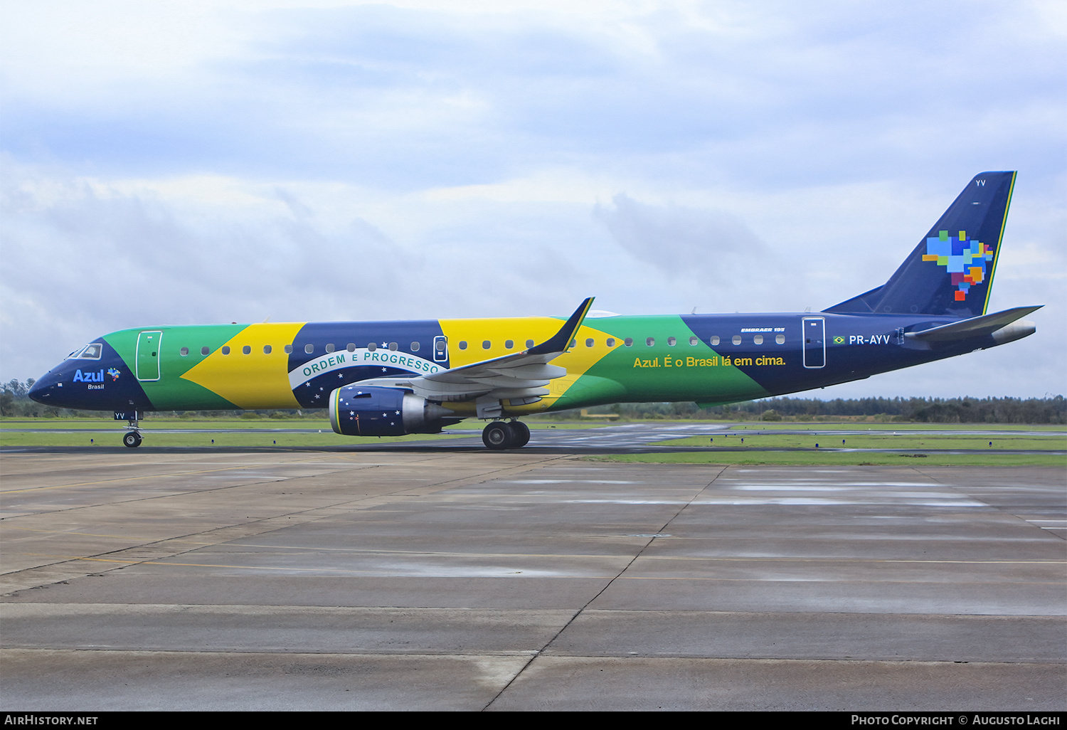 Aircraft Photo of PR-AYV | Embraer 195AR (ERJ-190-200IGW) | Azul Linhas Aéreas Brasileiras | AirHistory.net #474302