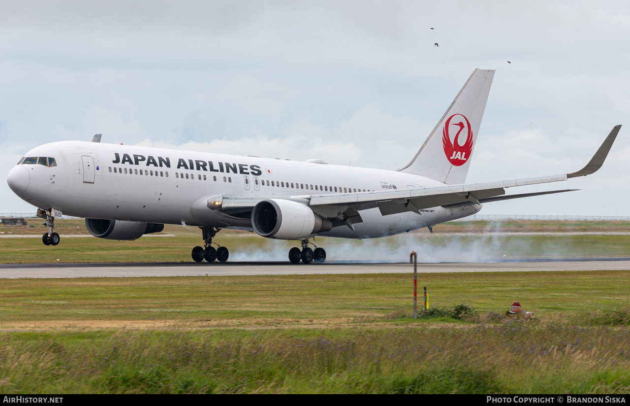 Aircraft Photo of JA620J | Boeing 767-346/ER | Japan Airlines - JAL | AirHistory.net #474305