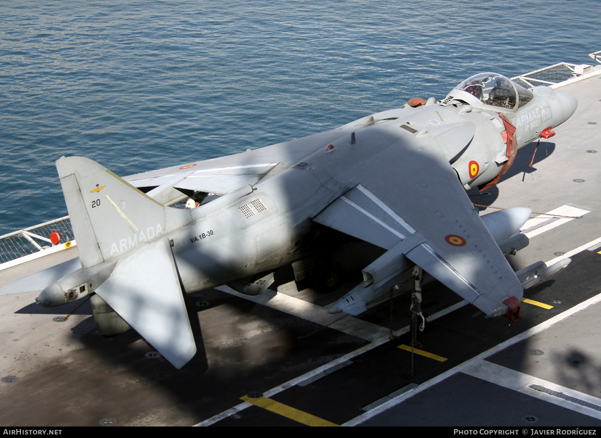 Aircraft Photo of VA.1B-30 | McDonnell Douglas AV-8B Harrier II+ | Spain - Navy | AirHistory.net #474333
