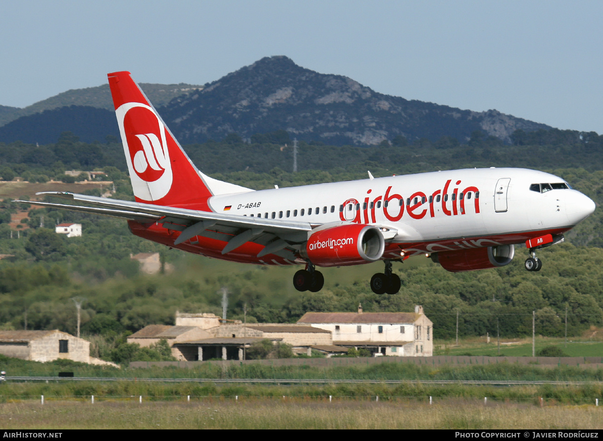 Aircraft Photo of D-ABAB | Boeing 737-76Q | Air Berlin | AirHistory.net #474343