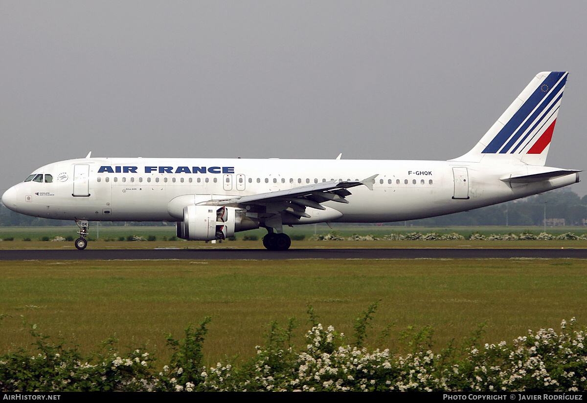 Aircraft Photo of F-GHQK | Airbus A320-211 | Air France | AirHistory.net #474356