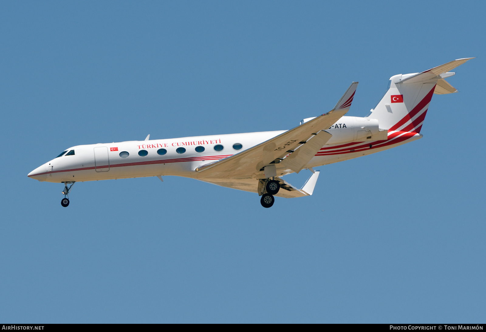 Aircraft Photo of TC-ATA | Gulfstream Aerospace G-V-SP Gulfstream G550 | Turkey Government | AirHistory.net #474374