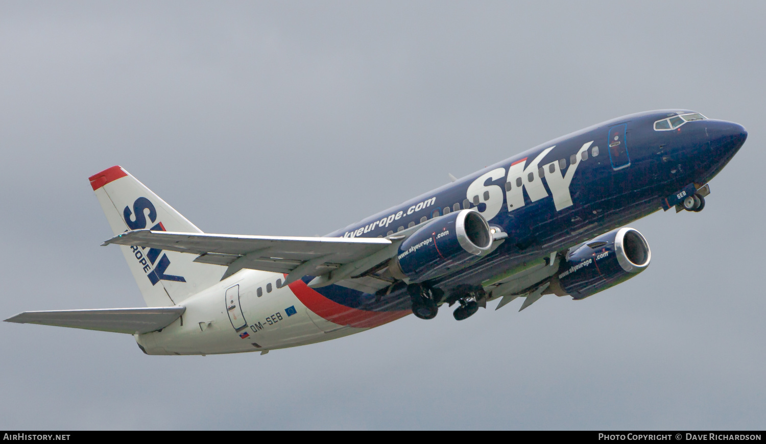 Aircraft Photo of OM-SEB | Boeing 737-5Y0 | SkyEurope Airlines | AirHistory.net #474405